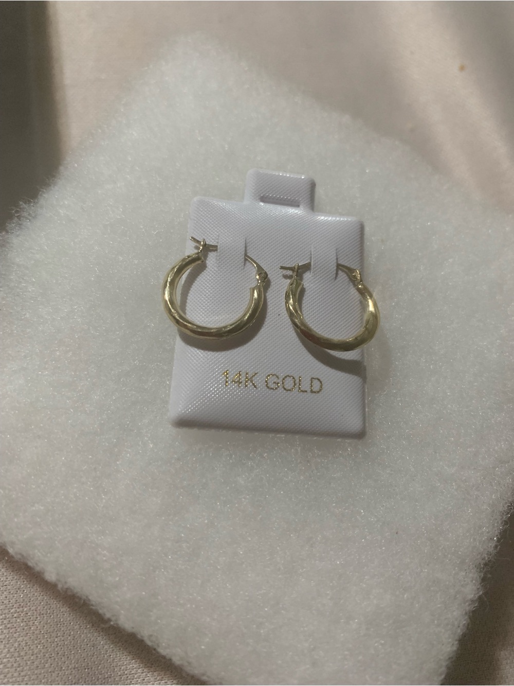 14K Gold Solid Earrings